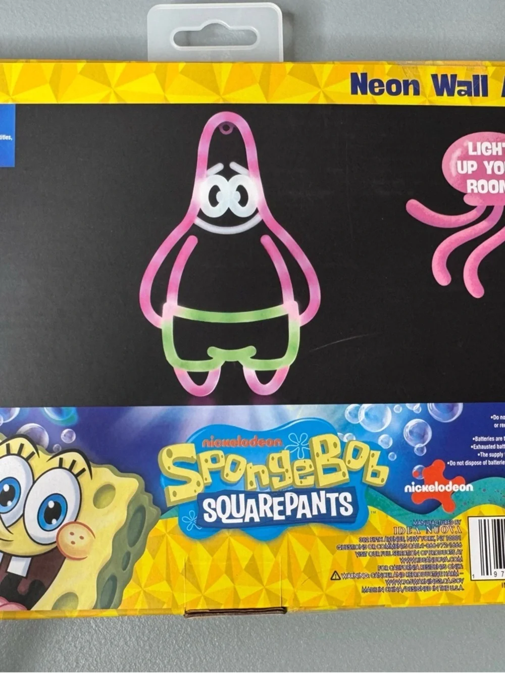 Nickelodeon Neon Patrick Star LED Wall Light - Pink & Green